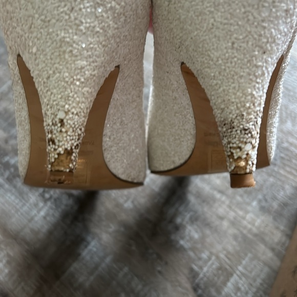 Free People White Sparkle Florence Heel - Picture 7 of 8